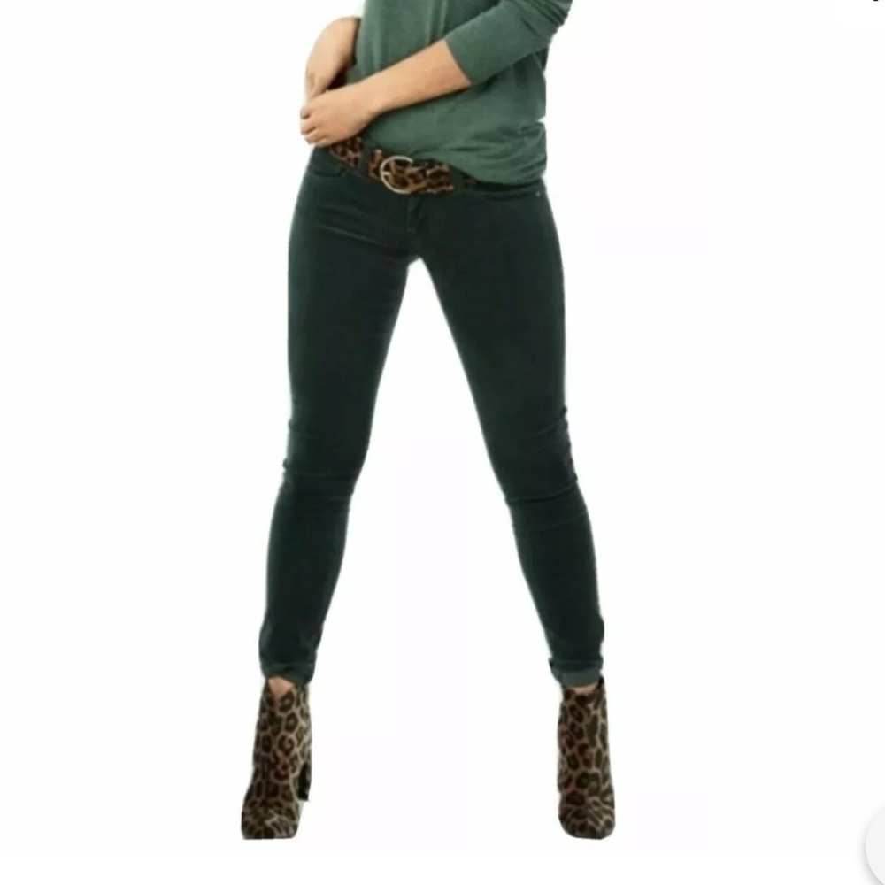 CAbi Dark Green Women’s Skinny Jeans
